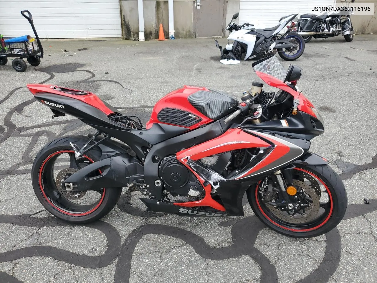 2006 Suzuki Gsx-R600 K6 VIN: JS1GN7DA362116196 Lot: 71726854