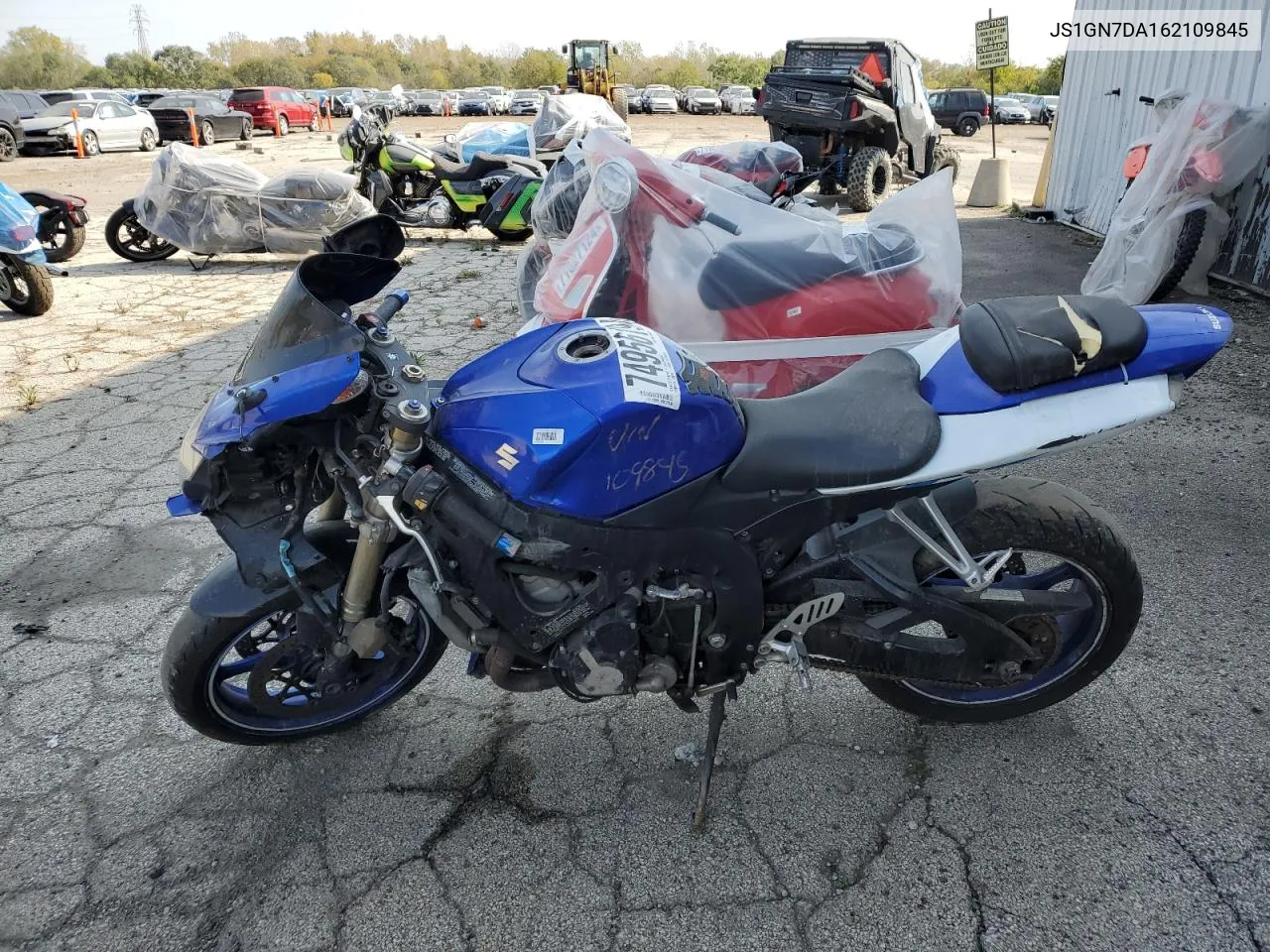 2006 Suzuki Gsx-R600 K6 VIN: JS1GN7DA162109845 Lot: 74956194