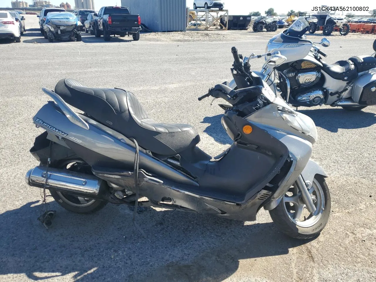 2006 Suzuki An400 K3 VIN: JS1CK43A562100802 Lot: 76130884