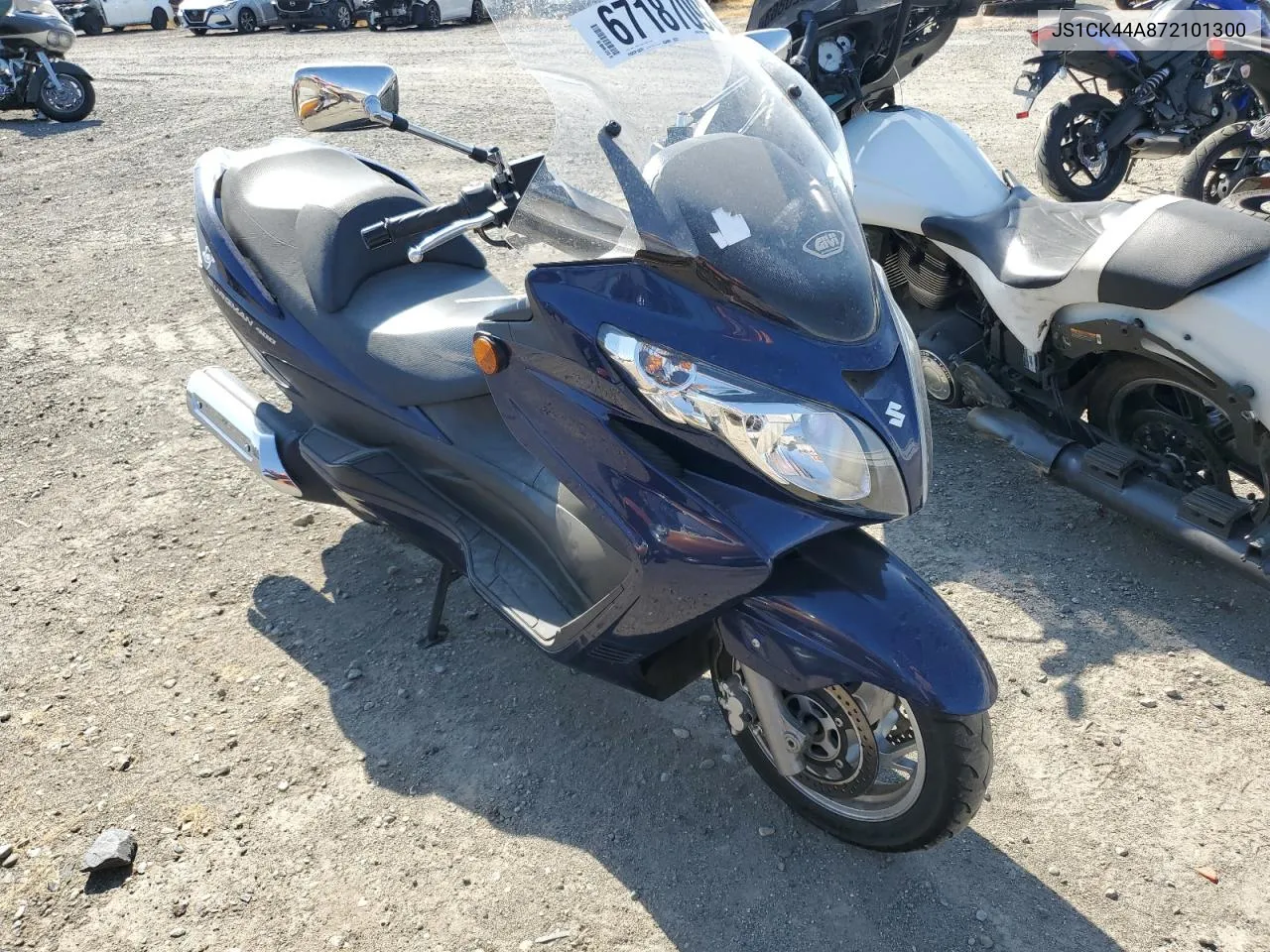 2007 Suzuki An400 VIN: JS1CK44A872101300 Lot: 67187093