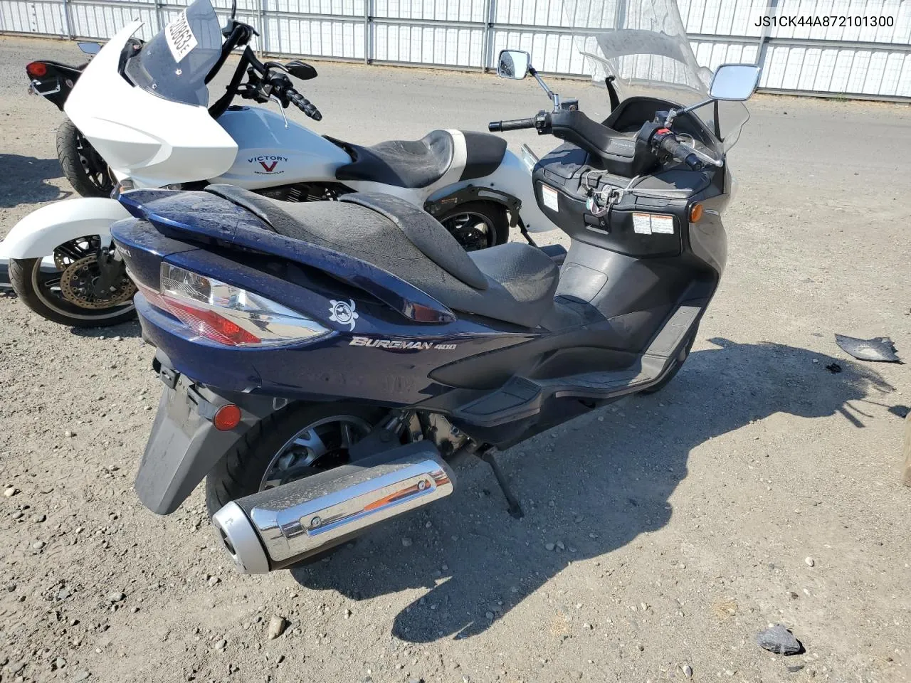 2007 Suzuki An400 VIN: JS1CK44A872101300 Lot: 67187093