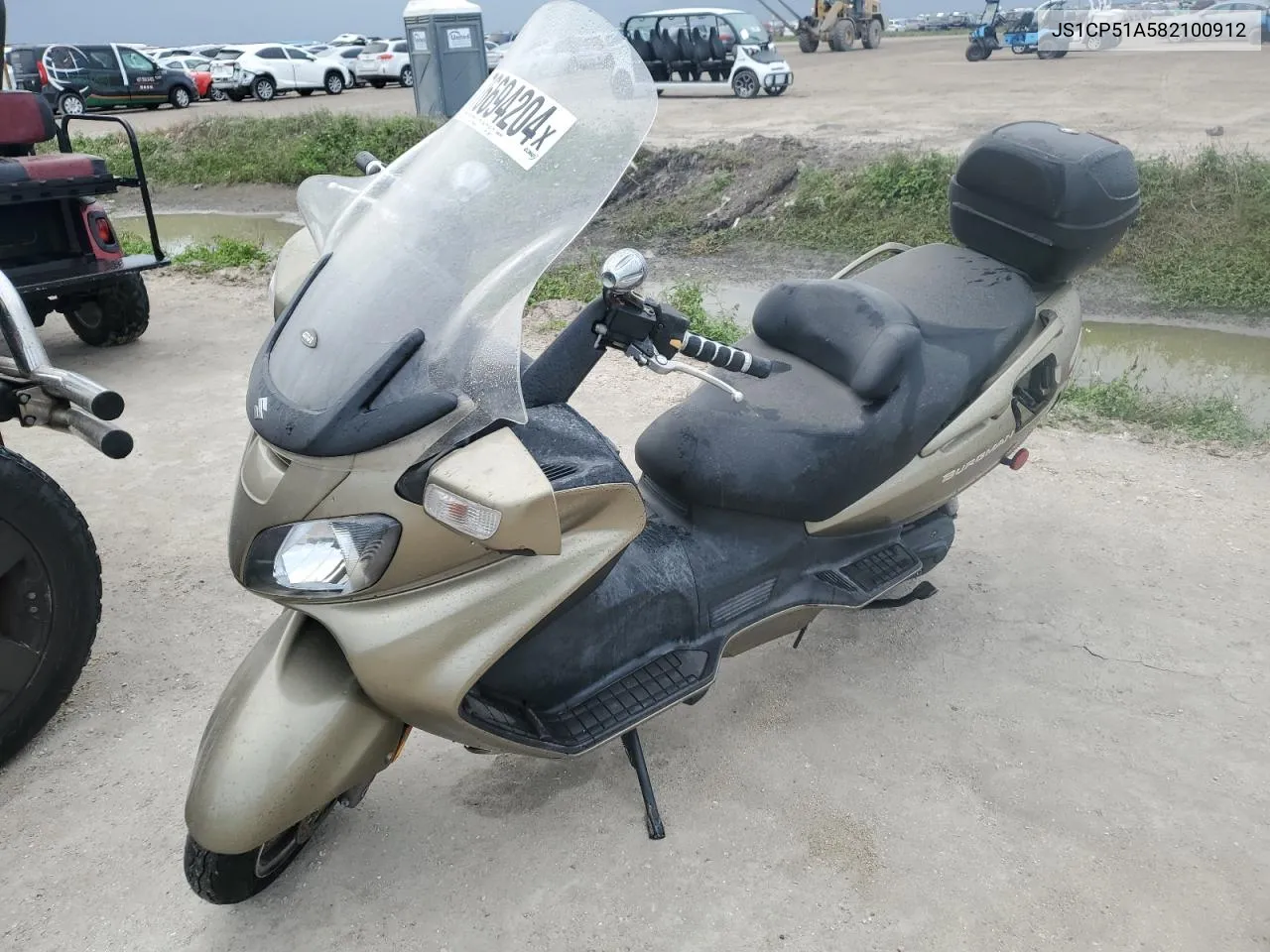 2008 Suzuki An650 VIN: JS1CP51A582100912 Lot: 76694204