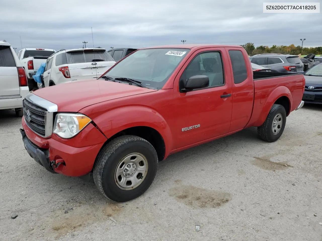 2010 Suzuki Equator Base VIN: 5Z62D0CT7AC418205 Lot: 75843934