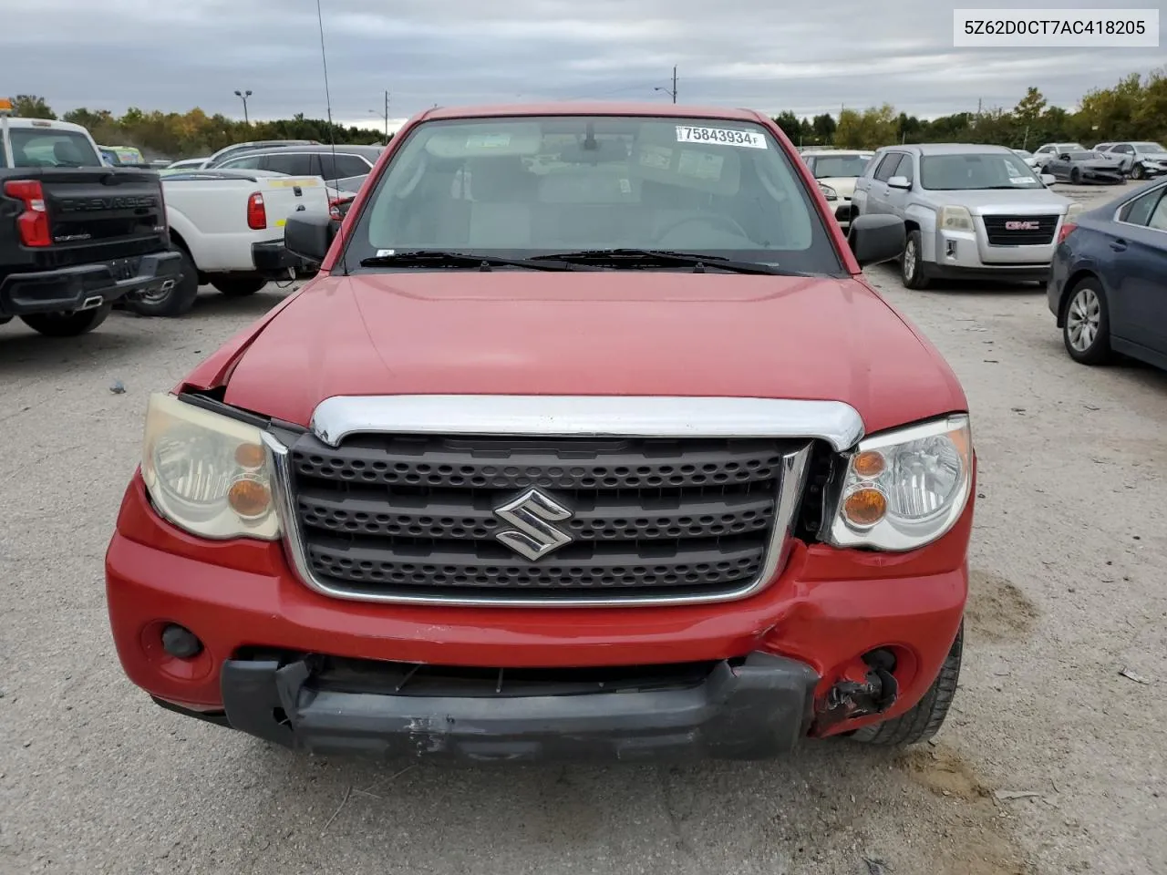 2010 Suzuki Equator Base VIN: 5Z62D0CT7AC418205 Lot: 75843934