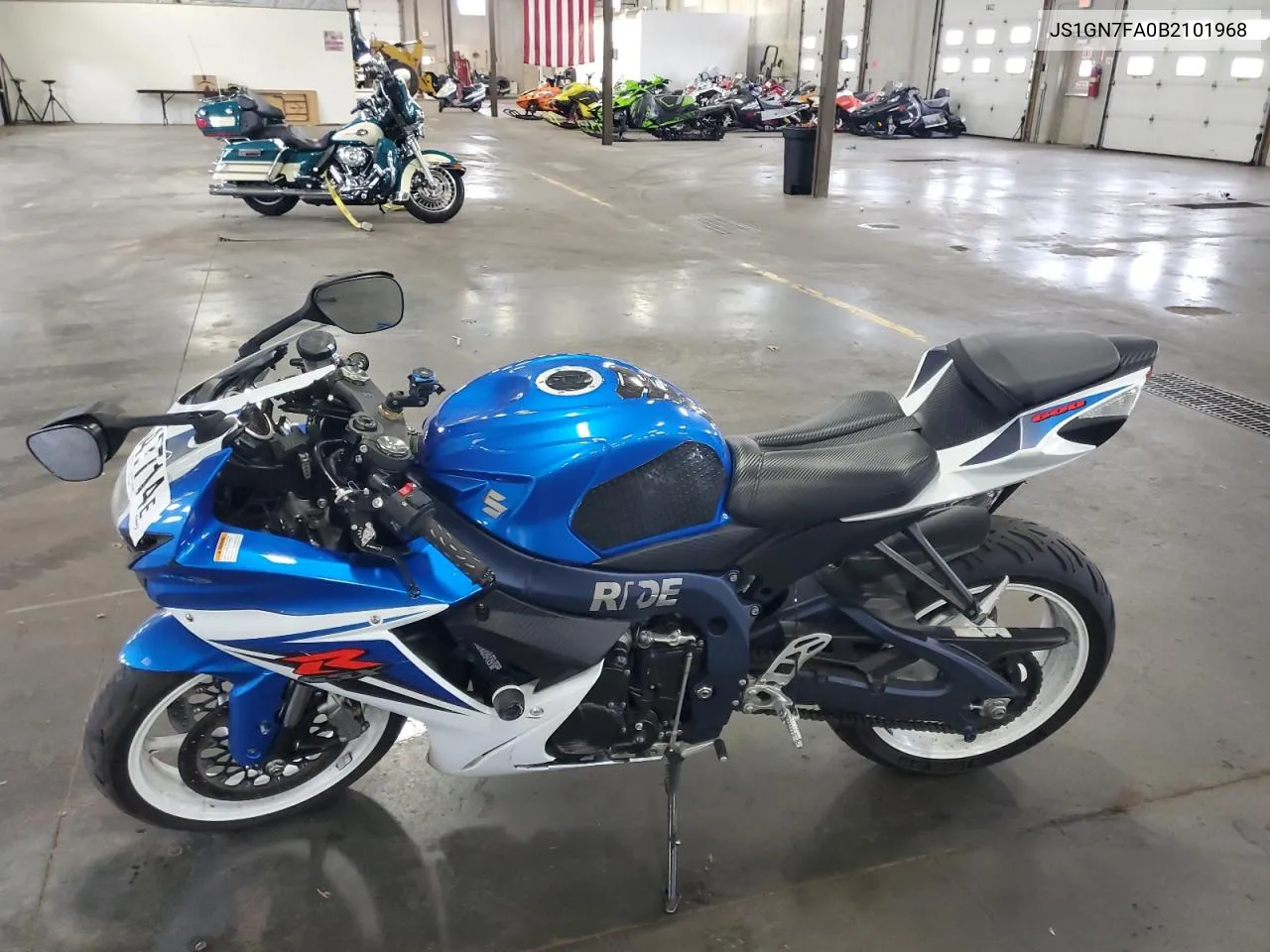 2011 Suzuki Gsx-R600 VIN: JS1GN7FA0B2101968 Lot: 55547714