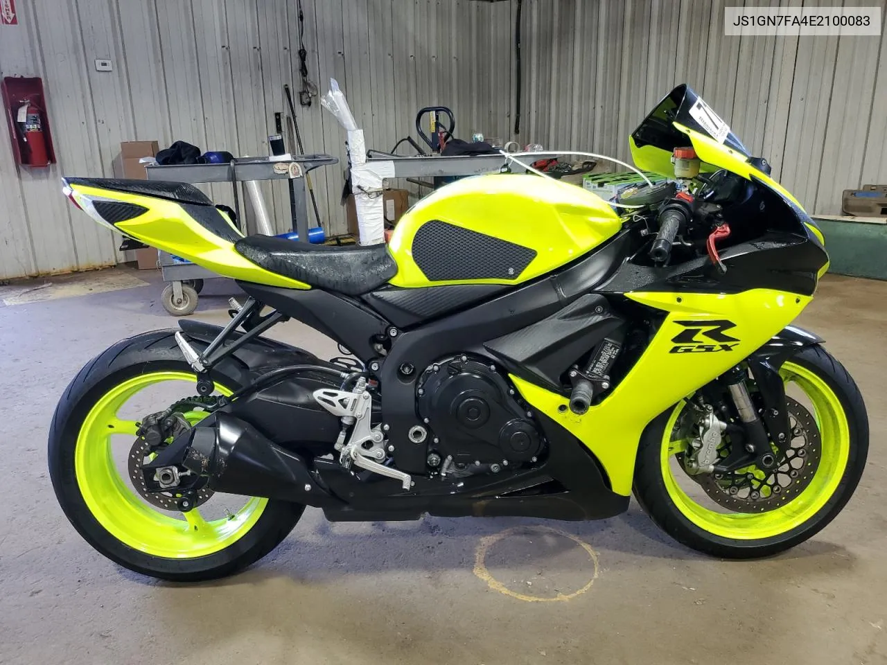 2014 Suzuki Gsx-R600 VIN: JS1GN7FA4E2100083 Lot: 71756914