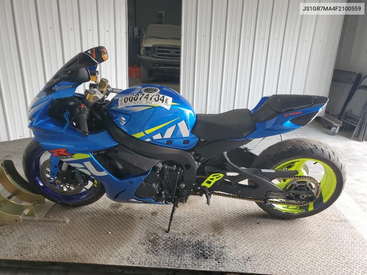 JS1GR7MA4F2100559 2015 Suzuki Gsx-R750