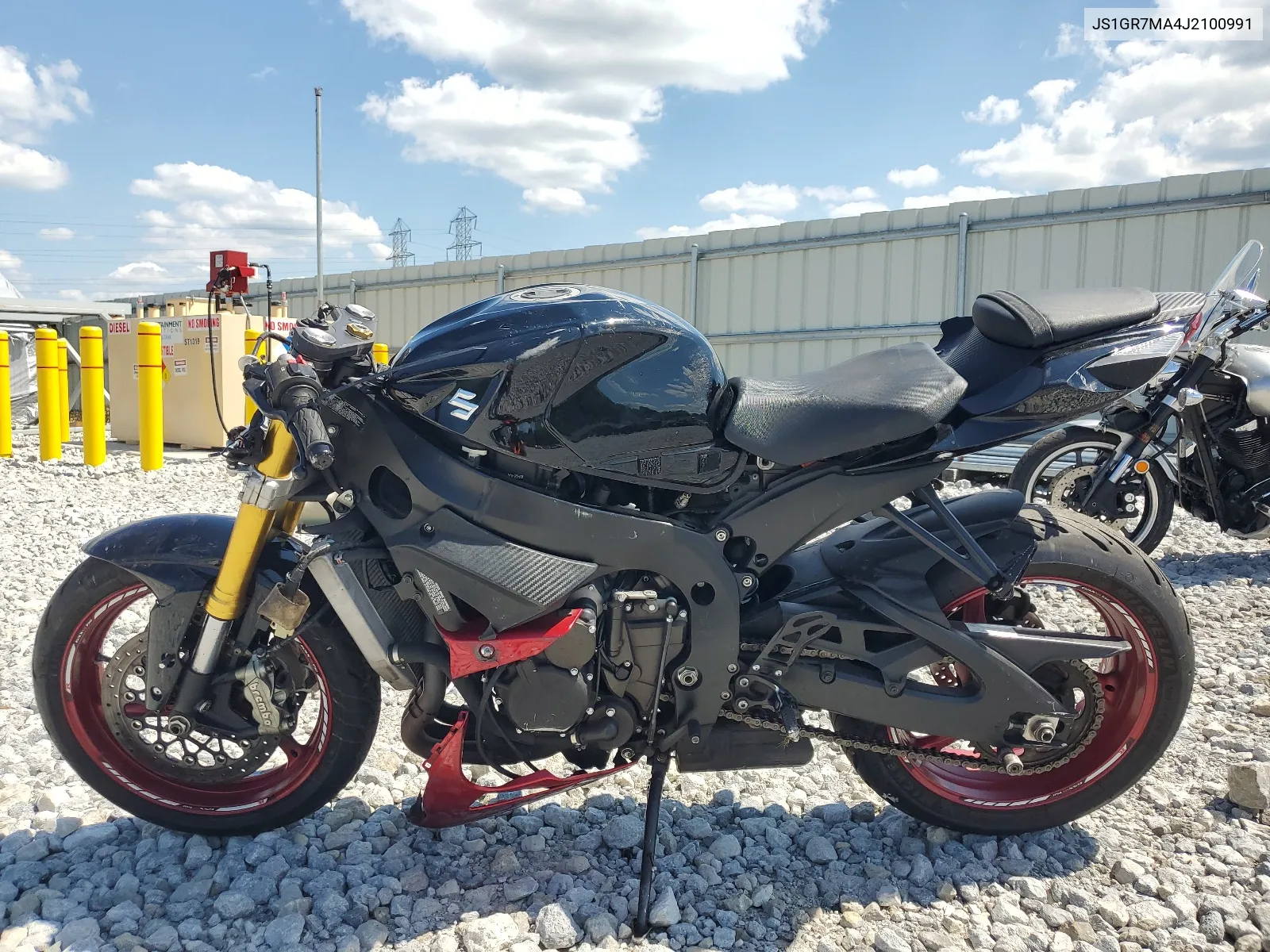 2018 Suzuki Gsx-R750 VIN: JS1GR7MA4J2100991 Lot: 63880024