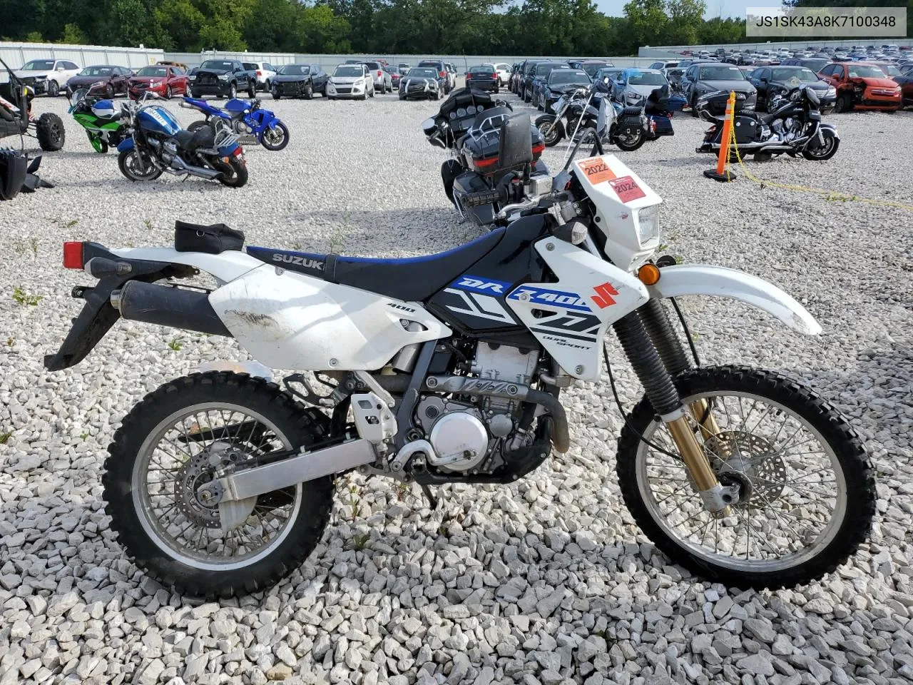 2019 Suzuki Dr-Z400 S VIN: JS1SK43A8K7100348 Lot: 62263154