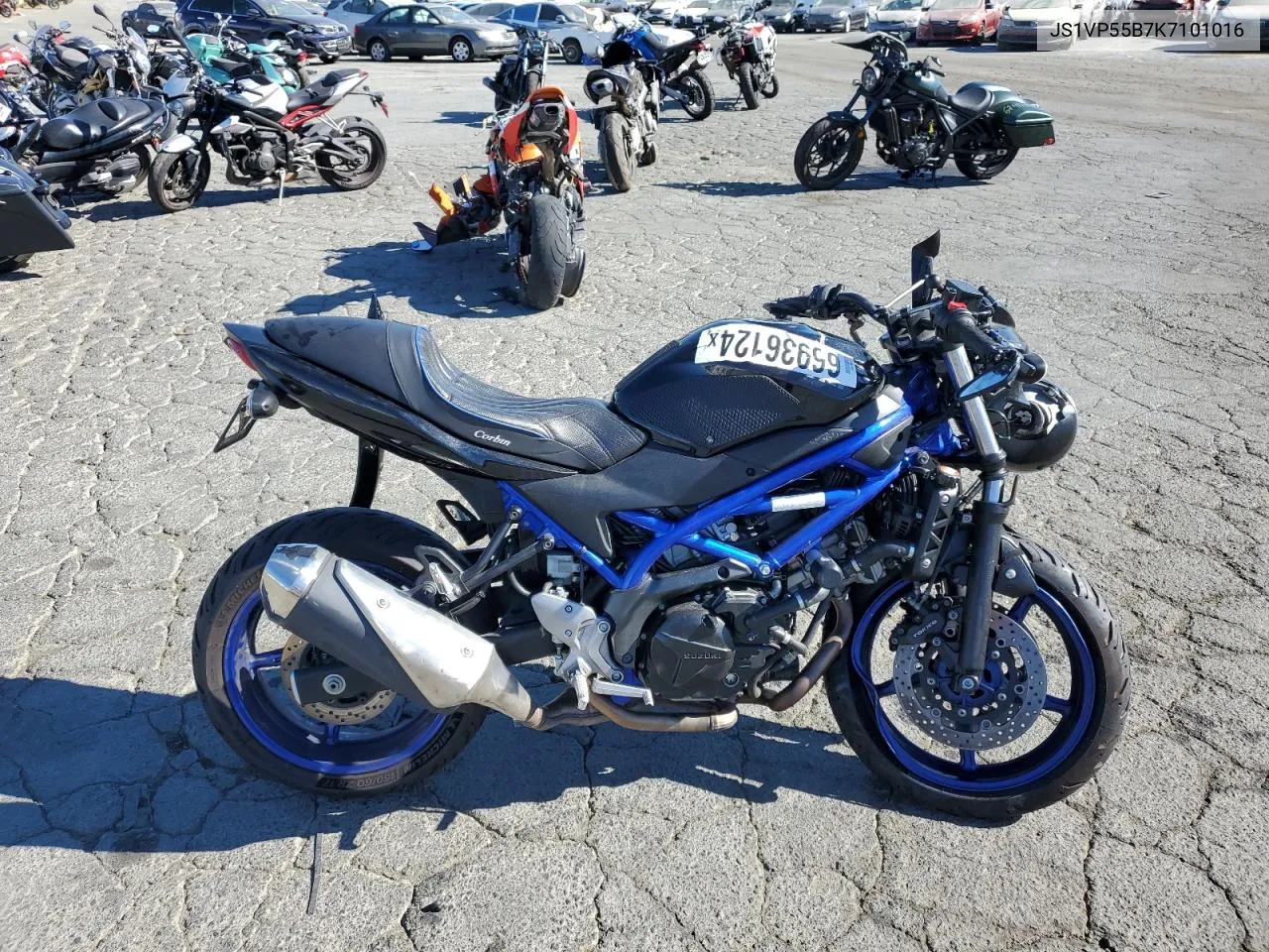 2019 Suzuki Sv650 A VIN: JS1VP55B7K7101016 Lot: 66936124