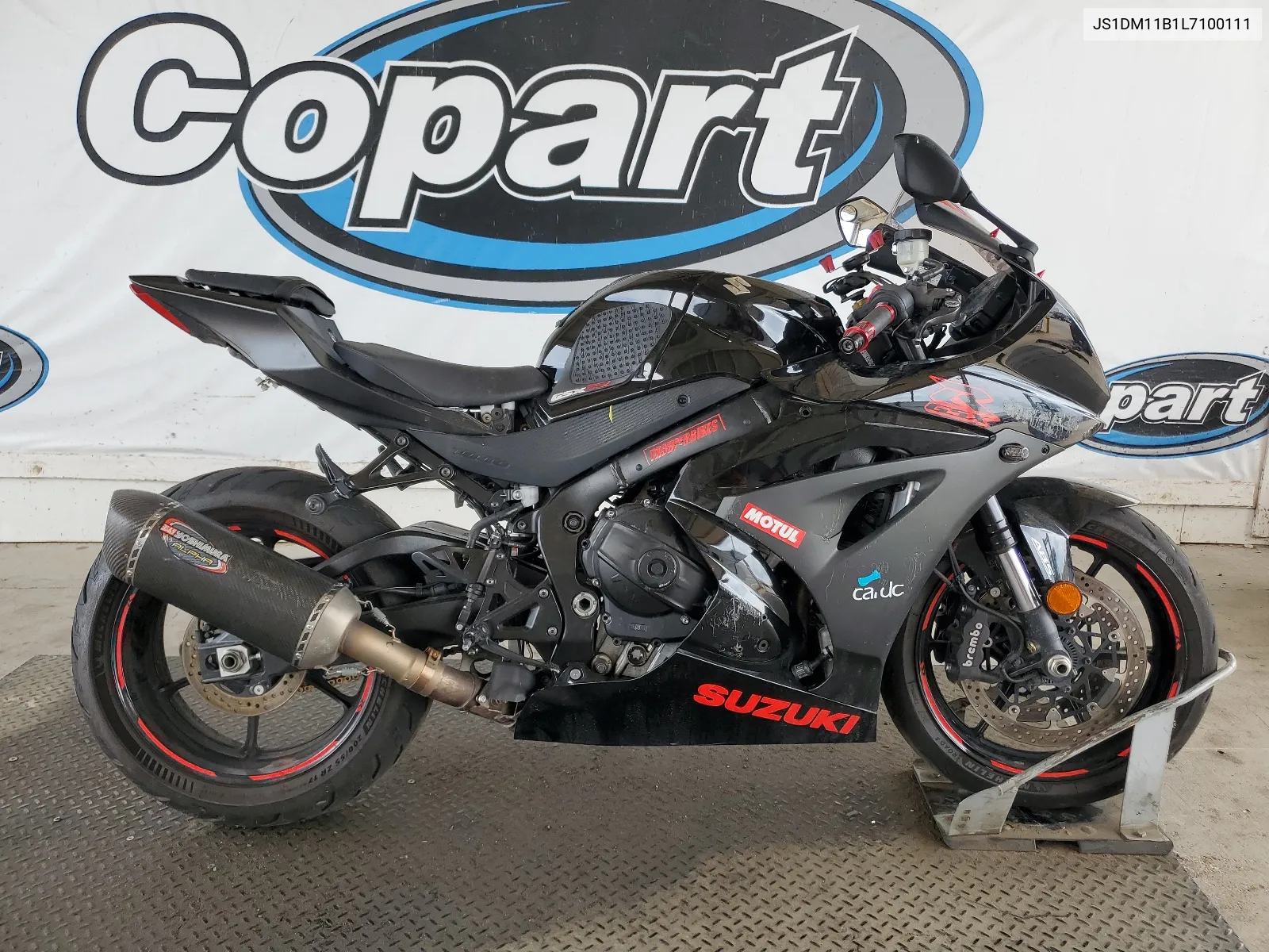 2020 Suzuki Gsx-R1000 VIN: JS1DM11B1L7100111 Lot: 63311204