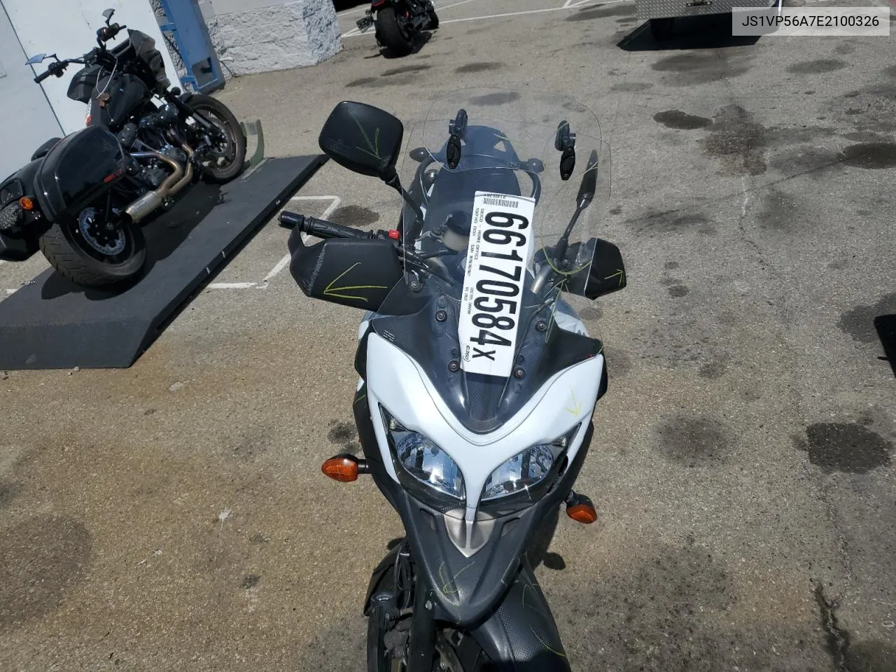 2014 Suzuki Dl650 A VIN: JS1VP56A7E2100326 Lot: 66170584