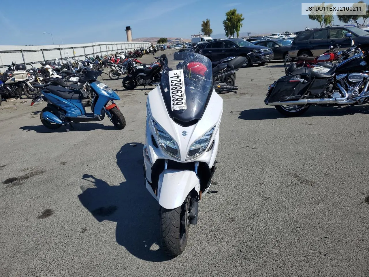 2018 Suzuki An400 A VIN: JS1DU11EXJ2100211 Lot: 68298624