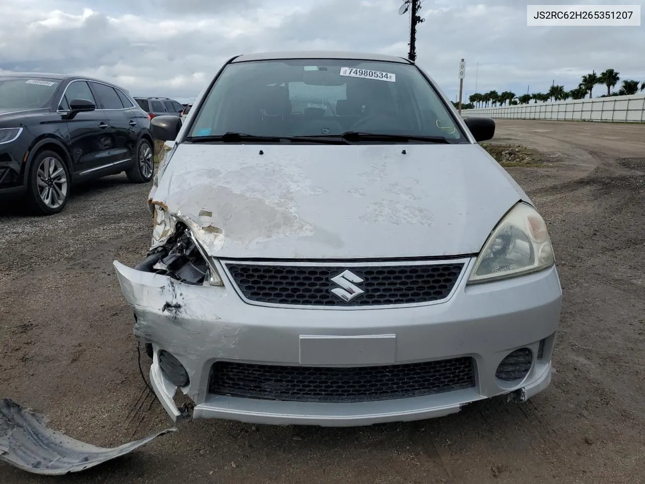 2006 Suzuki Aerio VIN: JS2RC62H265351207 Lot: 74980534