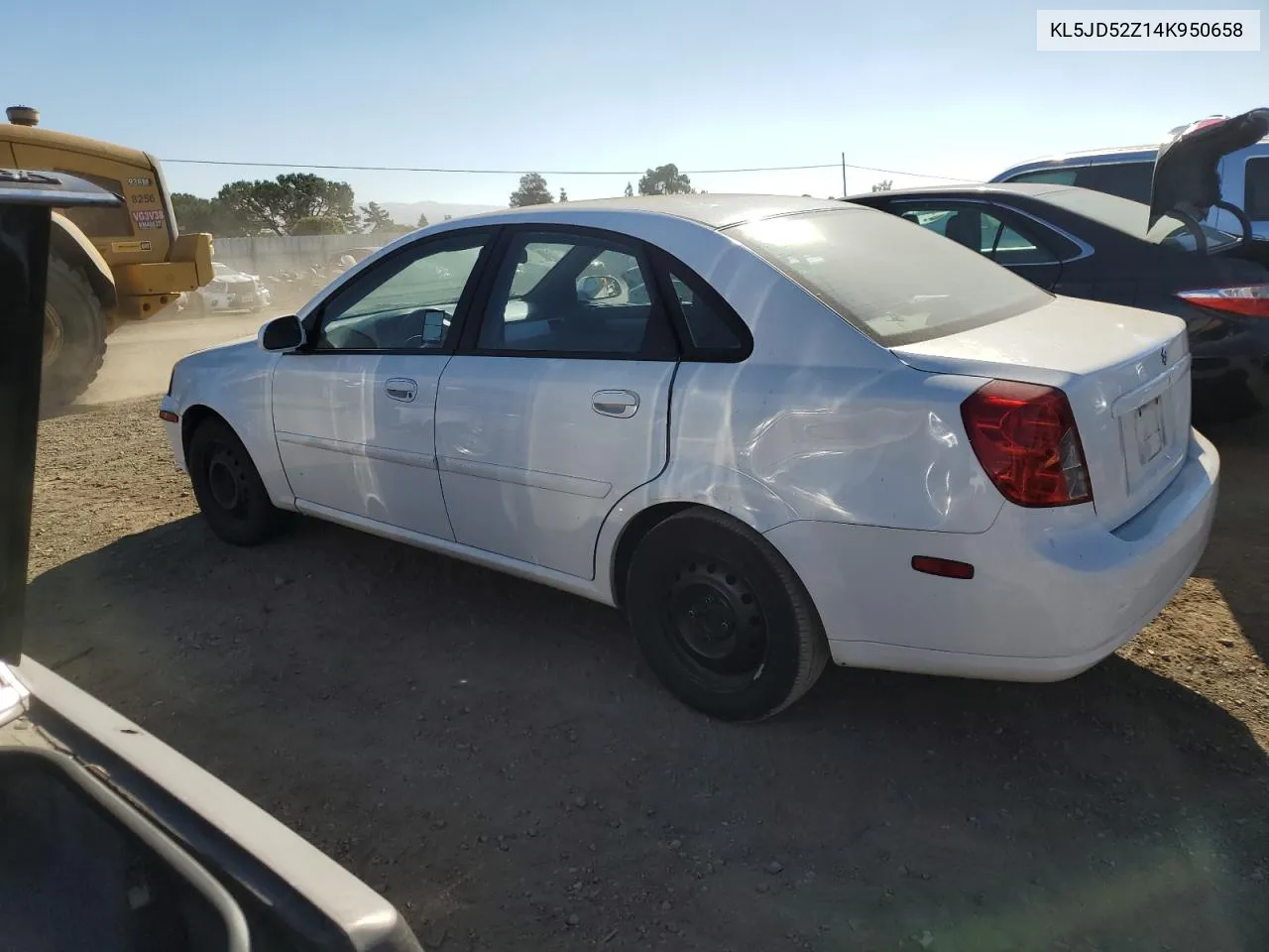 2004 Suzuki Forenza S VIN: KL5JD52Z14K950658 Lot: 74824154