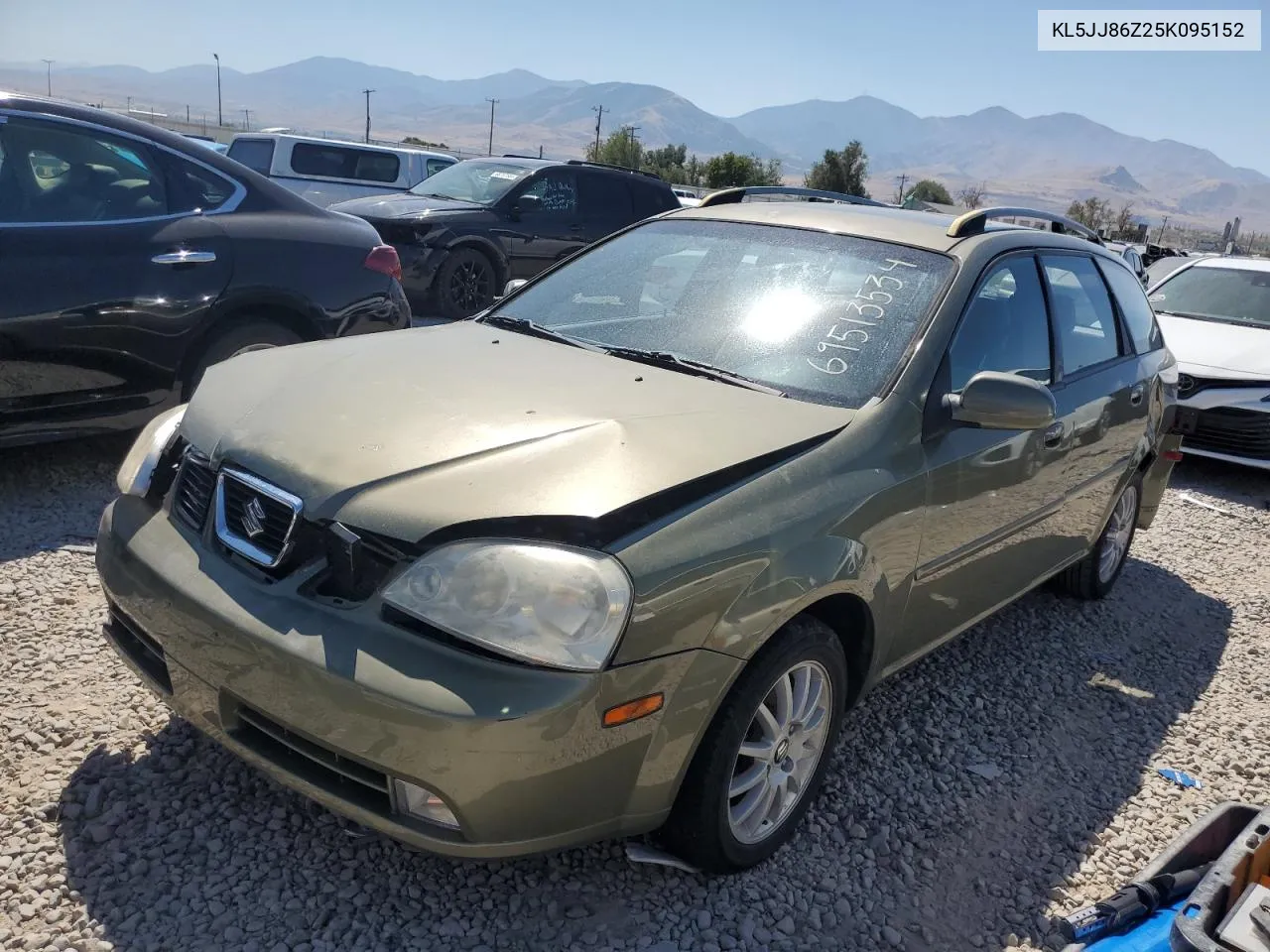 2005 Suzuki Forenza Lx VIN: KL5JJ86Z25K095152 Lot: 69513534