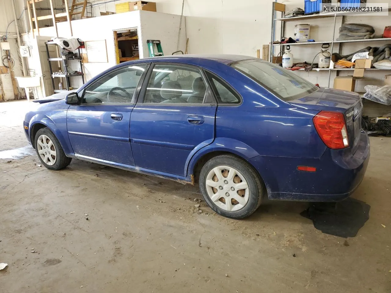 2005 Suzuki Forenza S VIN: KL5JD56Z85K231581 Lot: 78122504