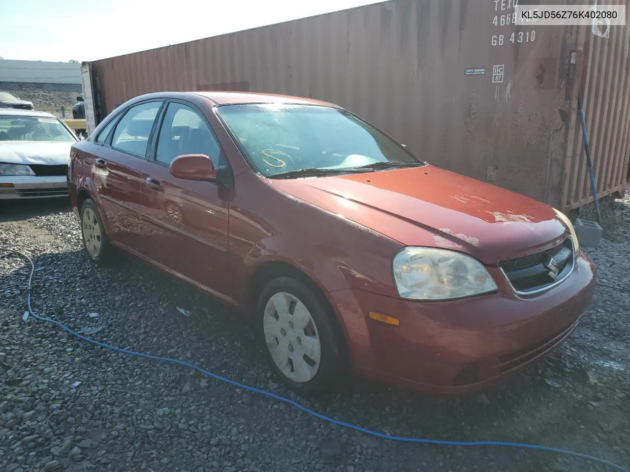 2006 Suzuki Forenza VIN: KL5JD56Z76K402080 Lot: 72608244