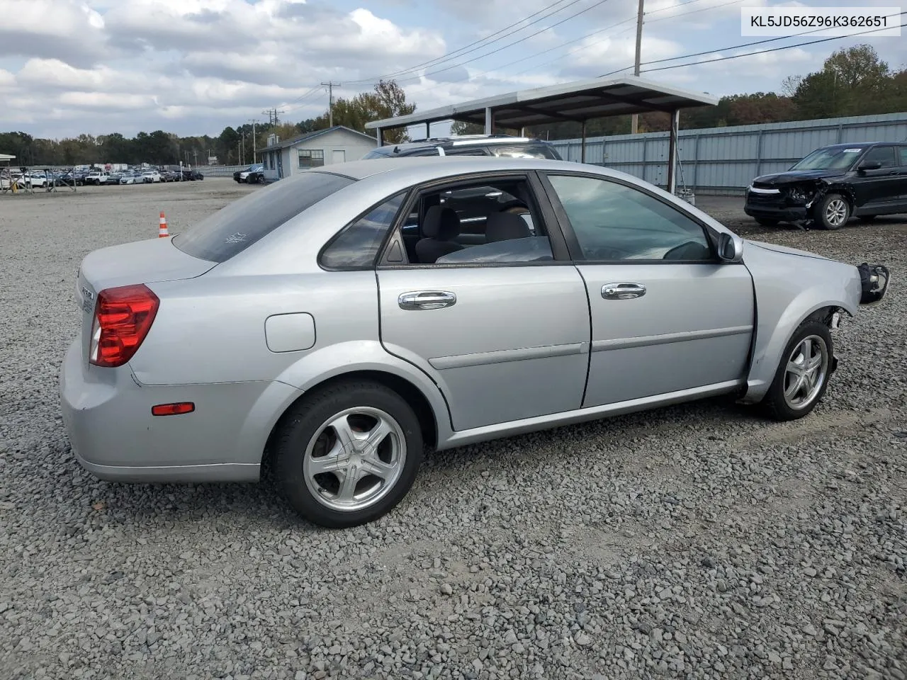 2006 Suzuki Forenza VIN: KL5JD56Z96K362651 Lot: 78306894