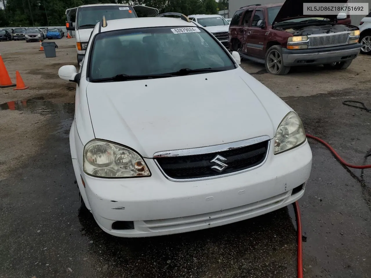 2008 Suzuki Forenza Base VIN: KL5JD86Z18K751692 Lot: 62879024