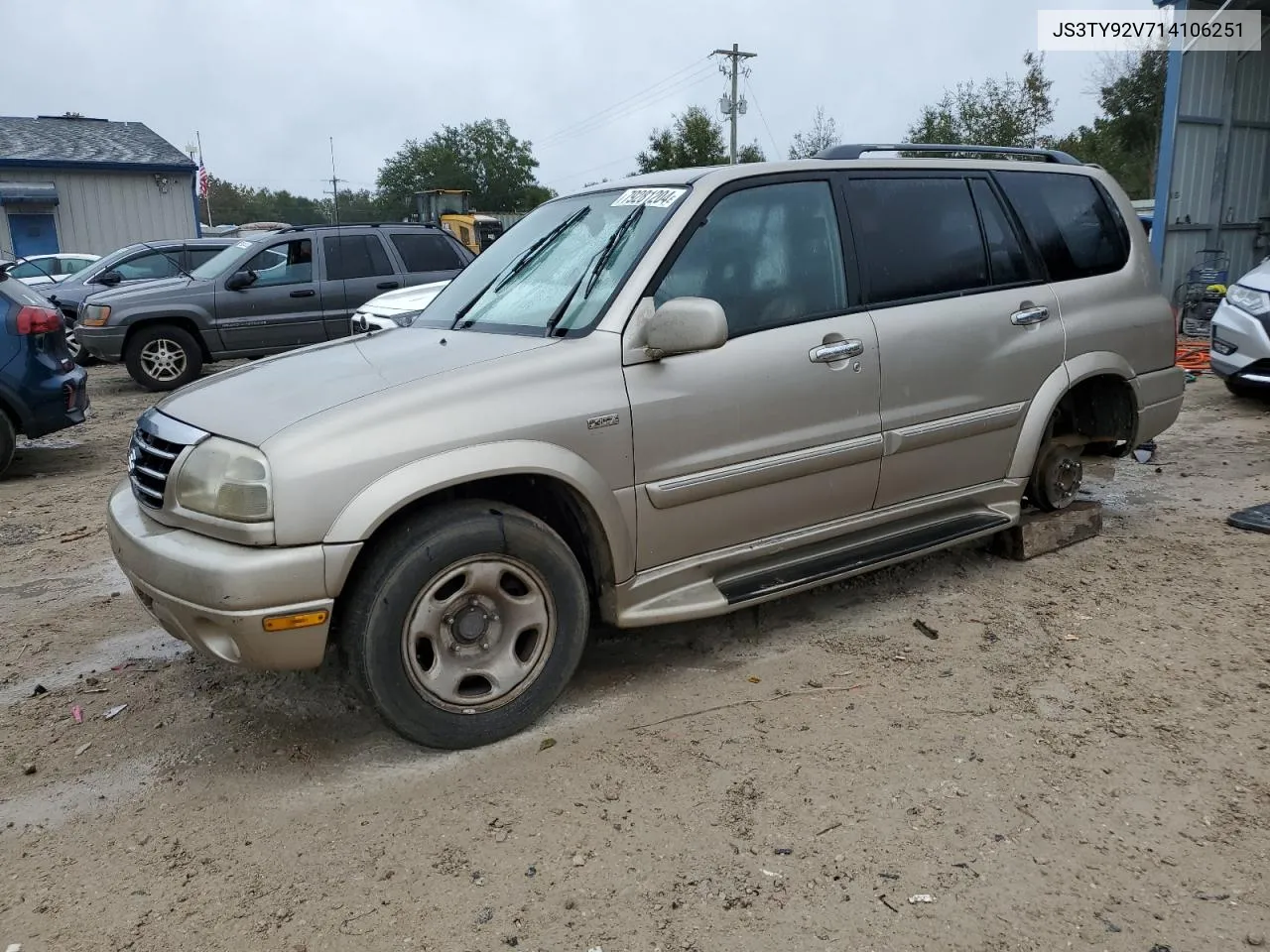 2001 Suzuki Grand Vitara Xl7 Touring VIN: JS3TY92V714106251 Lot: 79281204