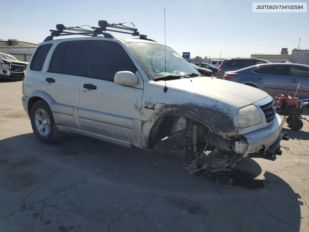 2003 Suzuki Grand Vitara Jlx Limited VIN: JS3TD62V734102584 Lot: 77210564