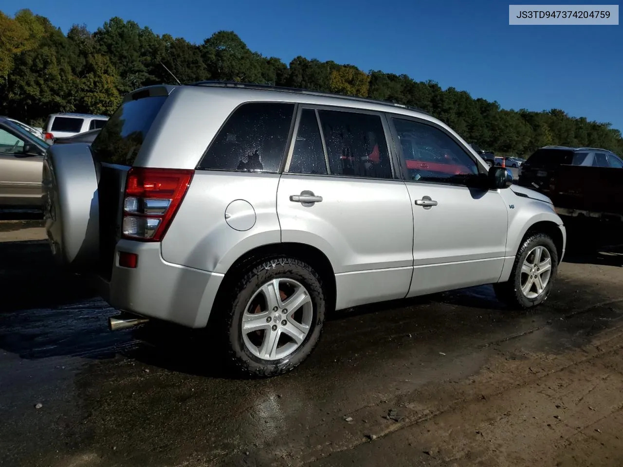 2007 Suzuki Grand Vitara Luxury VIN: JS3TD947374204759 Lot: 76910404