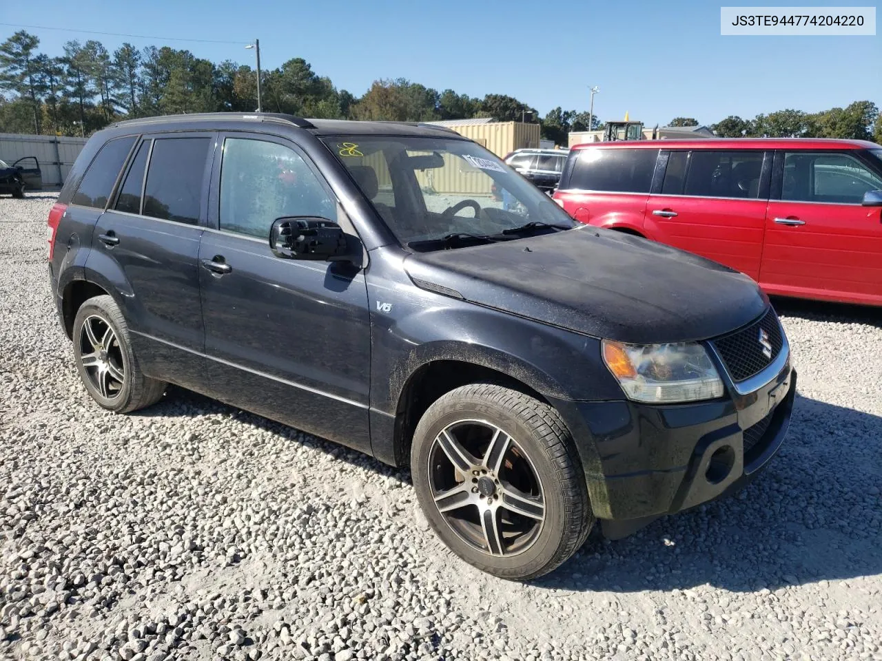 2007 Suzuki Grand Vitara Xsport VIN: JS3TE944774204220 Lot: 77204494