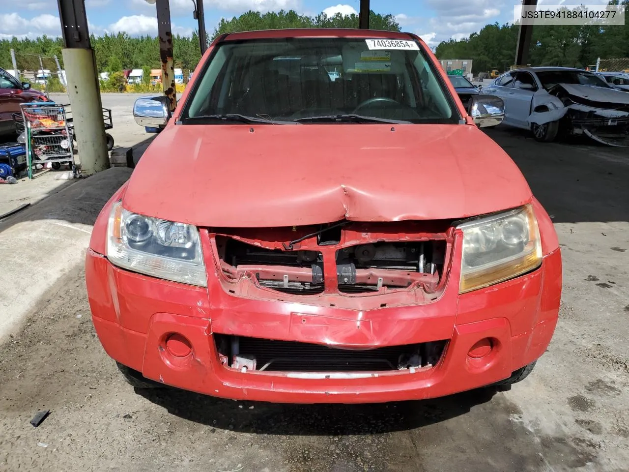 2008 Suzuki Grand Vitara VIN: JS3TE941884104277 Lot: 74036854