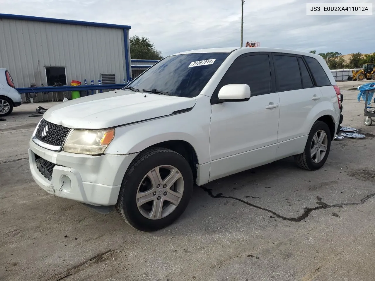 2010 Suzuki Grand Vitara Premium VIN: JS3TE0D2XA4110124 Lot: 74387914