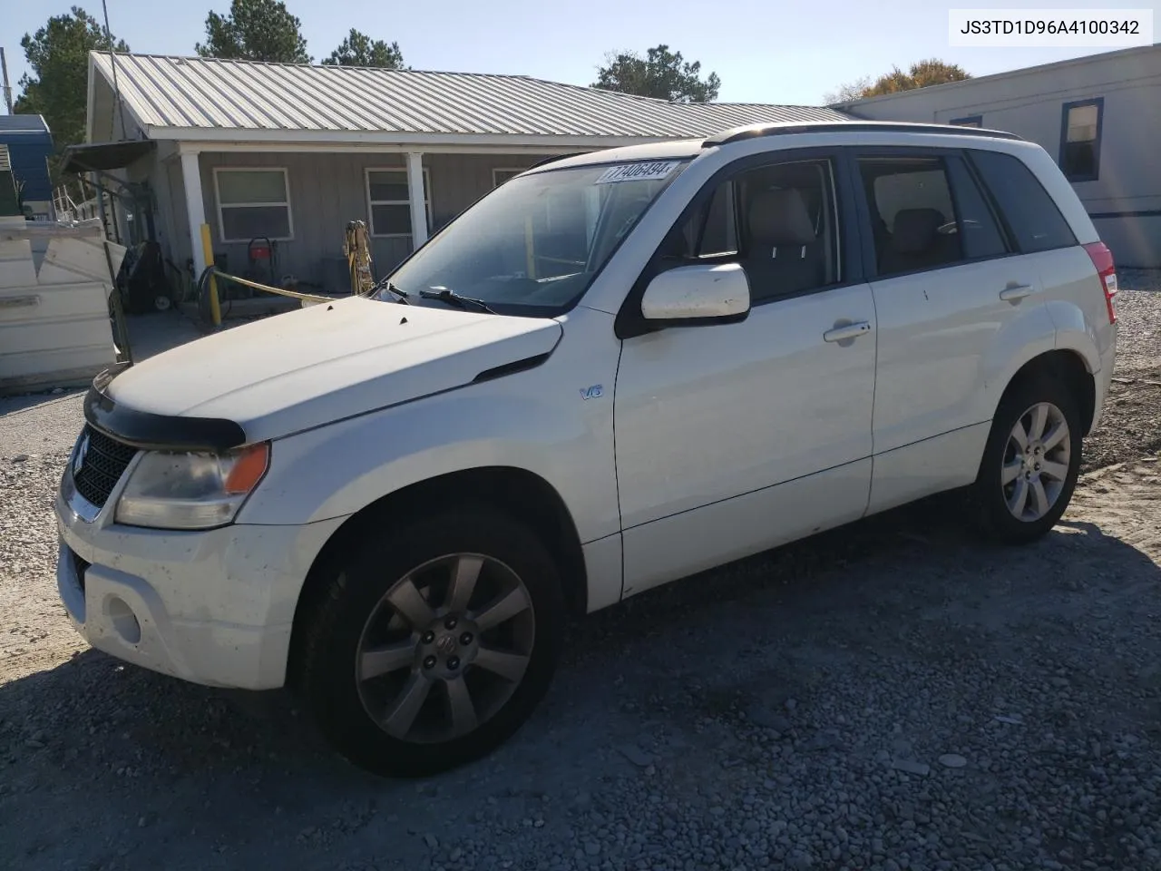 2010 Suzuki Grand Vitara Jlx VIN: JS3TD1D96A4100342 Lot: 77406494