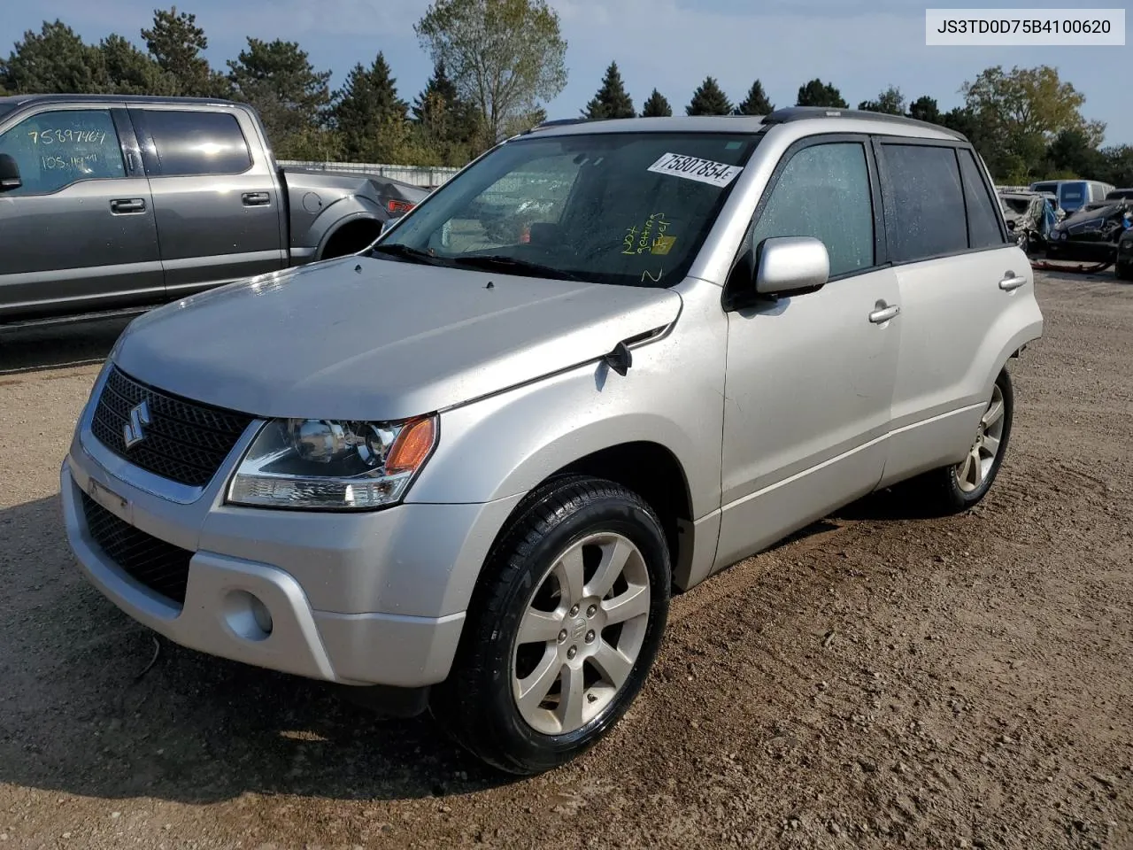 2011 Suzuki Grand Vitara Jlx VIN: JS3TD0D75B4100620 Lot: 75807854