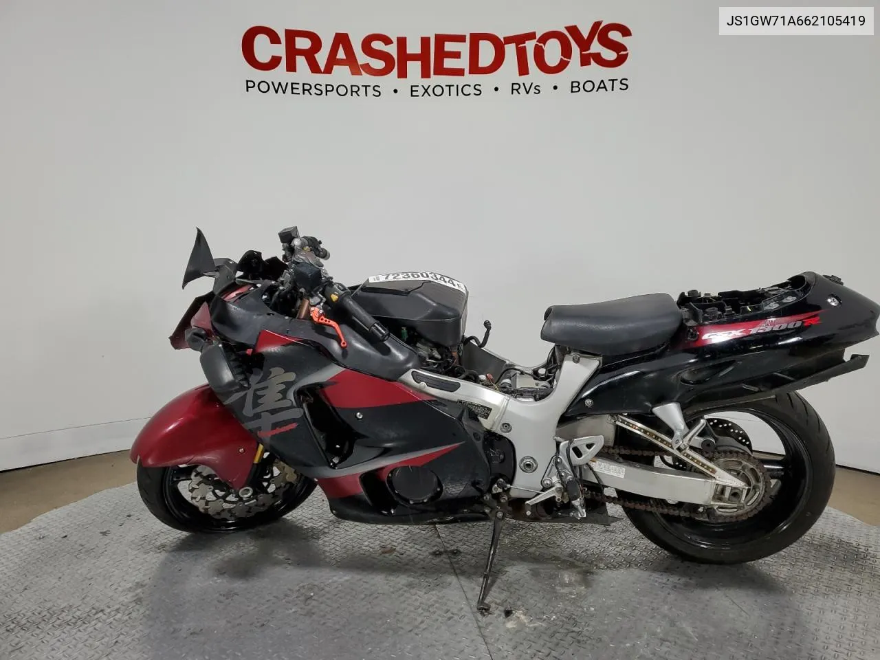 2006 Suzuki Gsx1300 R VIN: JS1GW71A662105419 Lot: 72360344