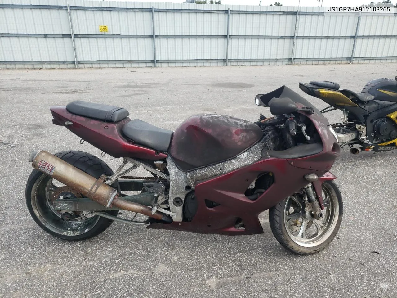 2001 Suzuki Gsx-R750 VIN: JS1GR7HA912103265 Lot: 75016504