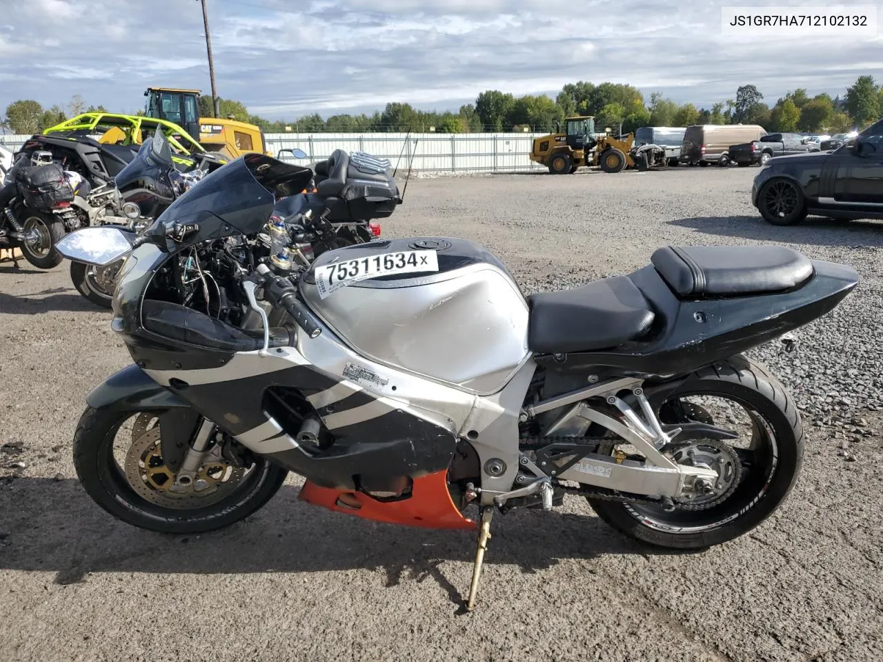 2001 Suzuki Gsx-R750 VIN: JS1GR7HA712102132 Lot: 75311634