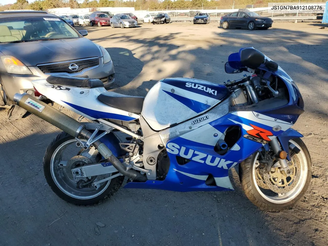 2001 Suzuki Gsx-R600 VIN: JS1GN7BA912108776 Lot: 78758774