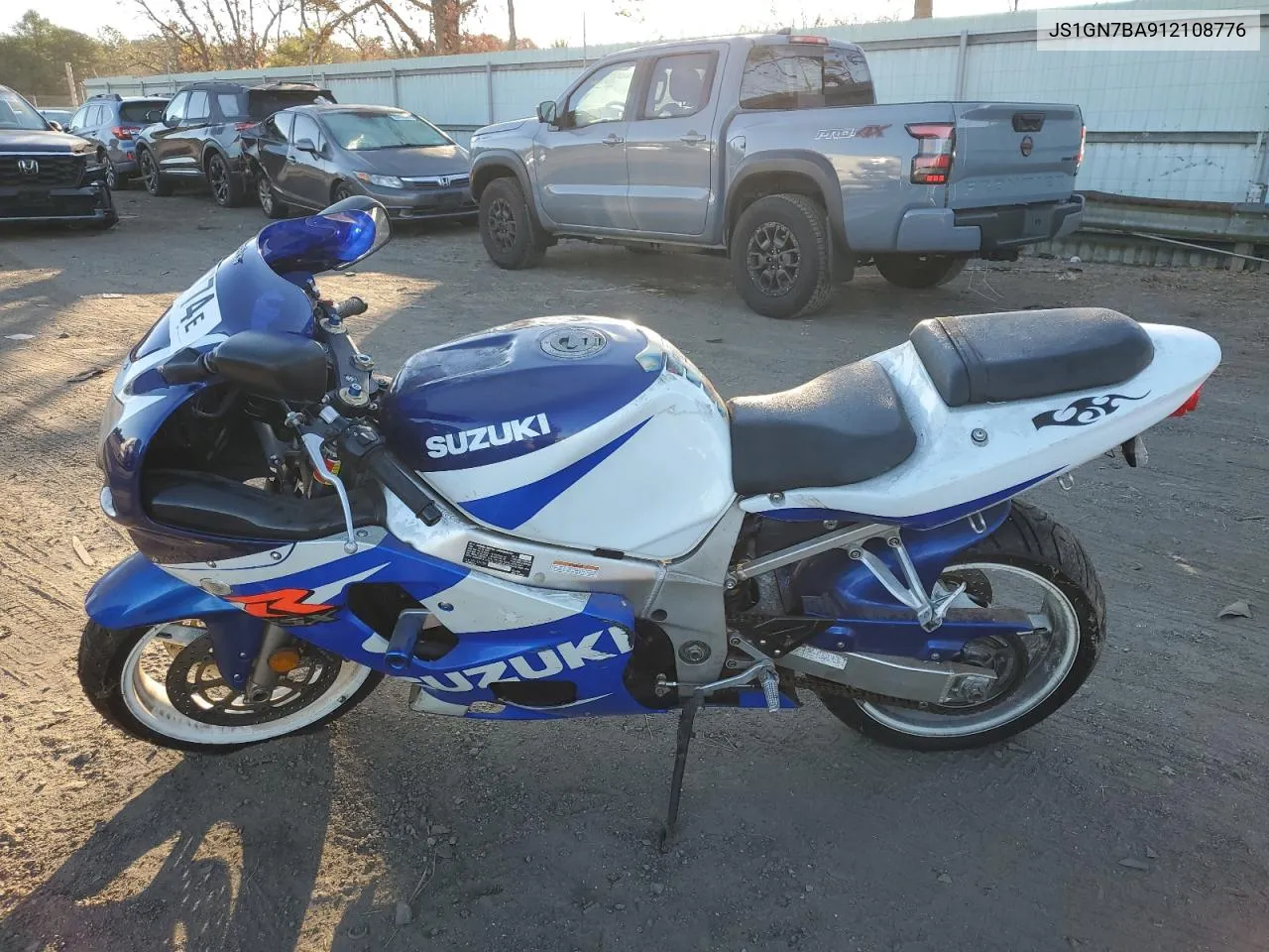 2001 Suzuki Gsx-R600 VIN: JS1GN7BA912108776 Lot: 78758774