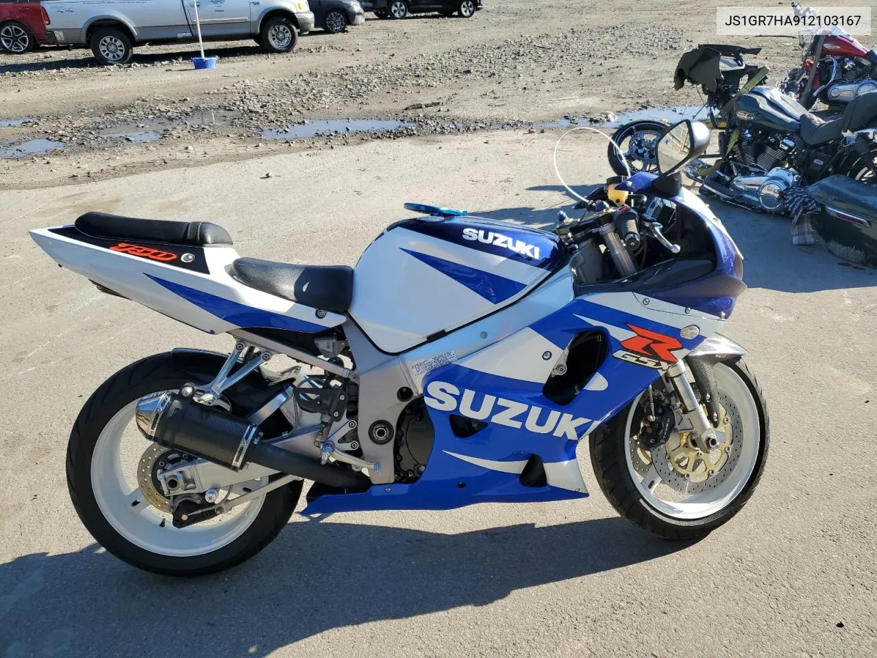 2001 Suzuki Gsx-R750 VIN: JS1GR7HA912103167 Lot: 79086834