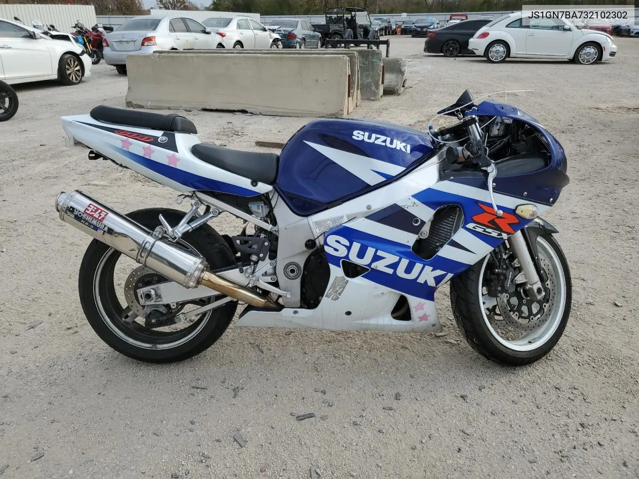 2003 Suzuki Gsx-R600 VIN: JS1GN7BA732102302 Lot: 76899774