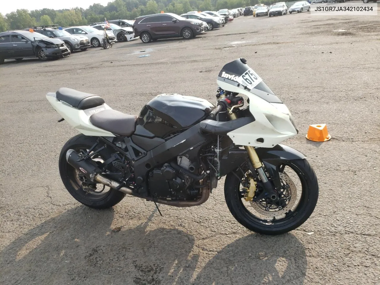 2004 Suzuki Gsx-R750 K VIN: JS1GR7JA342102434 Lot: 67507274