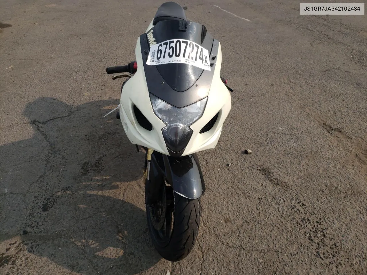 2004 Suzuki Gsx-R750 K VIN: JS1GR7JA342102434 Lot: 67507274