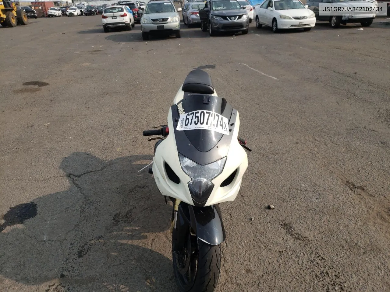 2004 Suzuki Gsx-R750 K VIN: JS1GR7JA342102434 Lot: 67507274