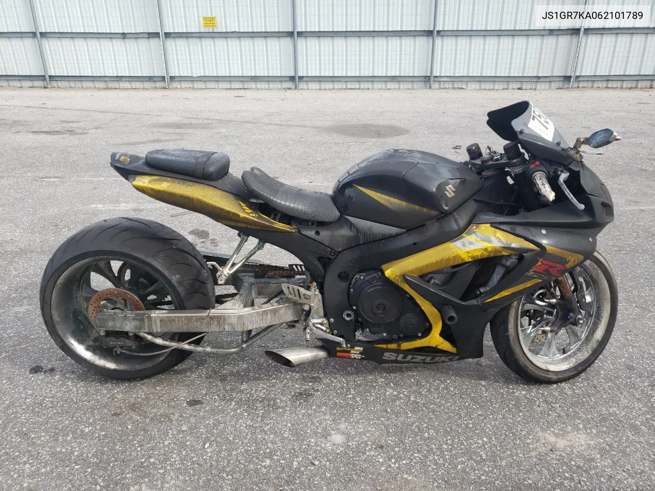 2006 Suzuki Gsx-R750 K6 VIN: JS1GR7KA062101789 Lot: 75017534