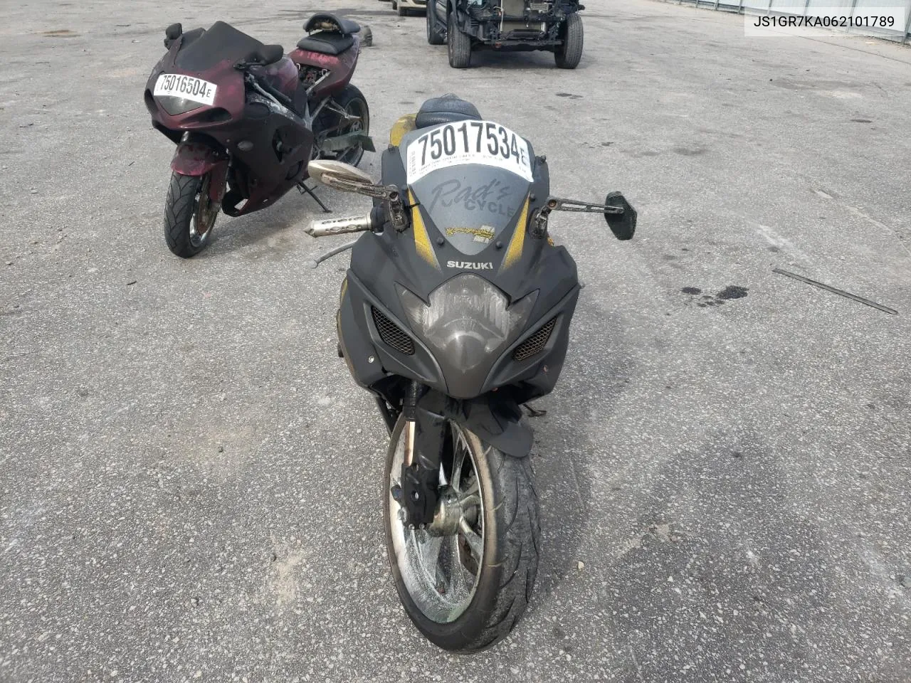 2006 Suzuki Gsx-R750 K6 VIN: JS1GR7KA062101789 Lot: 75017534