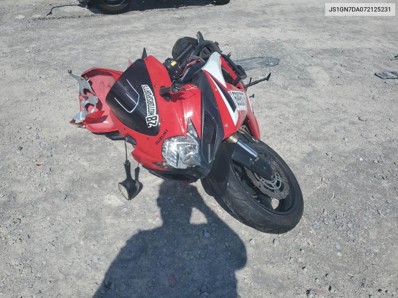 2007 Suzuki Gsx-R600 VIN: JS1GN7DA072125231 Lot: 69950754