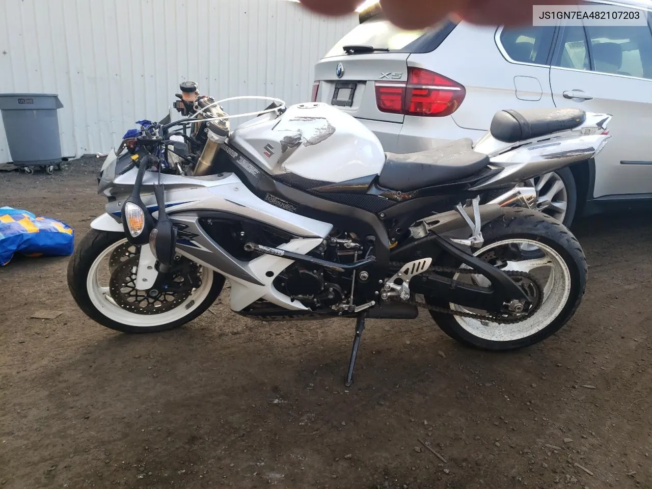 2008 Suzuki Gsx-R600 VIN: JS1GN7EA482107203 Lot: 78319944