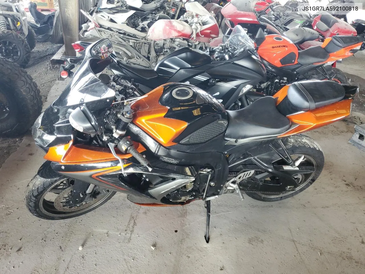 2009 Suzuki Gsx-R750 VIN: JS1GR7LA592100818 Lot: 79521384