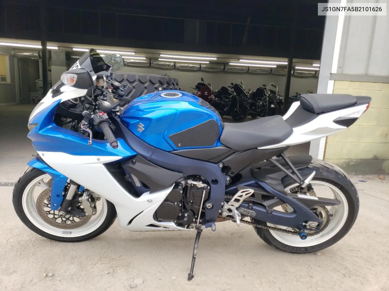 2011 Suzuki Gsx-R600 VIN: JS1GN7FA5B2101626 Lot: 71280834