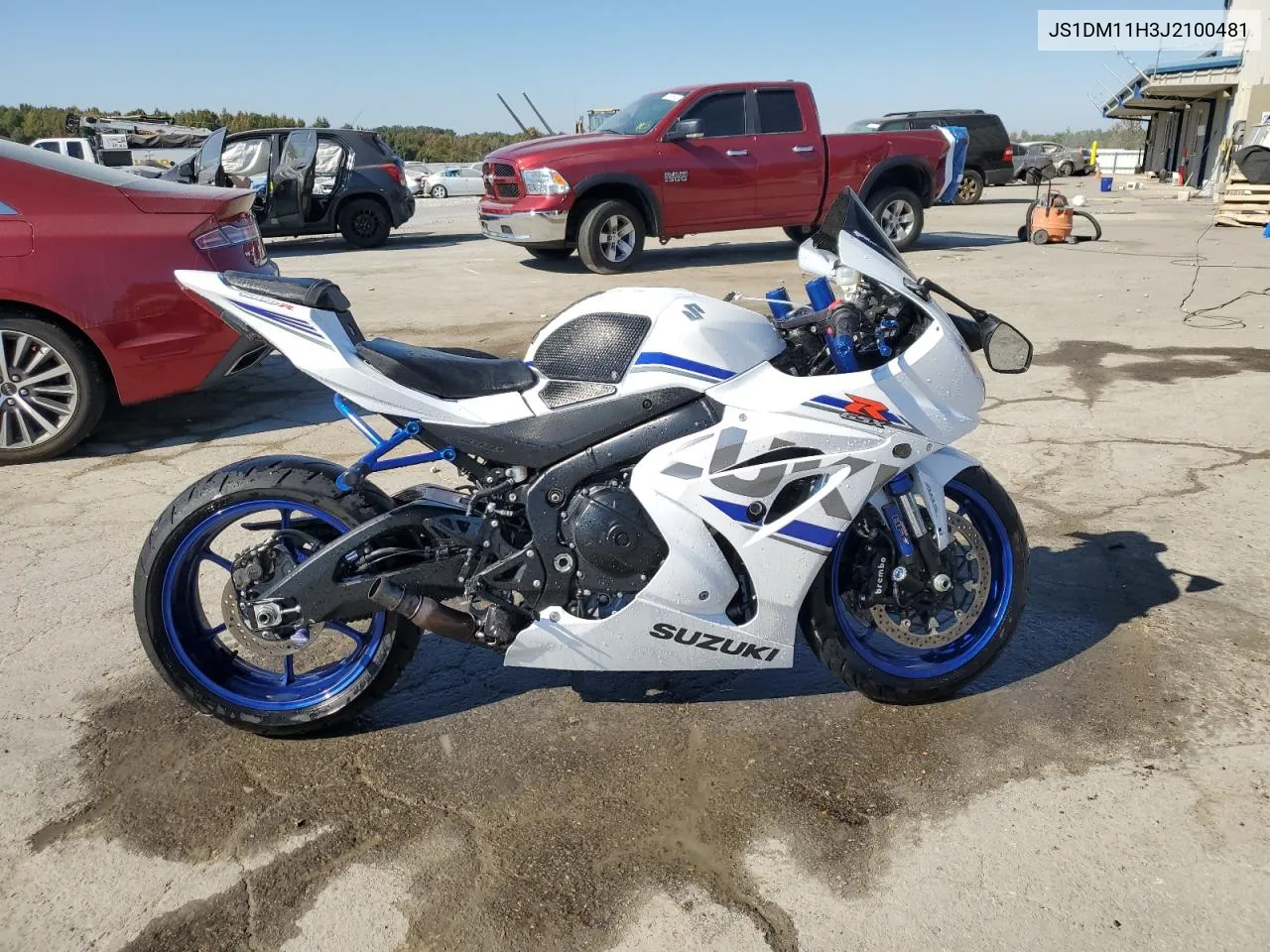 2018 Suzuki Gsx-R1000 R VIN: JS1DM11H3J2100481 Lot: 76552104