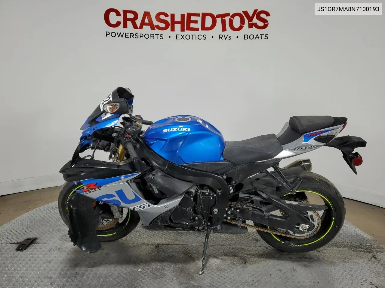 JS1GR7MA8N7100193 2022 Suzuki Gsx-R750